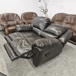 Natūralios odos sofa su relax funkcija